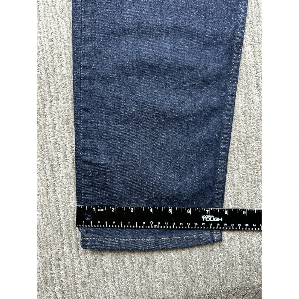 Levi's 502 Flex Tapered Leg Denim Jeans 40X32 Fits 40x30 Mens Dark Stretch NWT